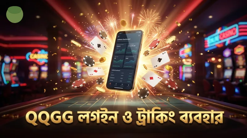 QQGG অ্যাফিলিয়েট প্রোগ্রামে সফলভাবে লগইন করুন ও ট্র্যাক করুন