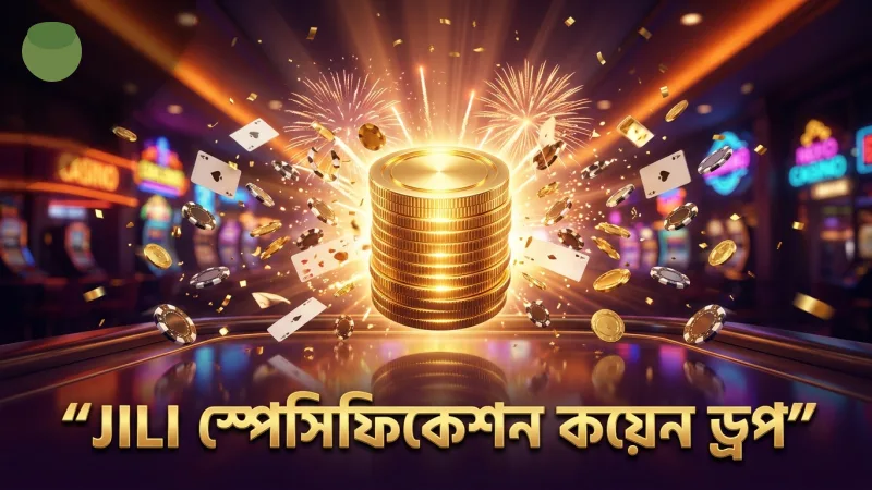 JILI অফিসিয়াল স্পেসিফিকেশন অনুযায়ী কয়েন ড্রপের বাস্তবসম্মত হার।