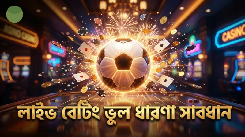 লাইভ বেটিং ভুল ধারণা থেকে সাবধান থাকা গুরুত্বপূর্ণ