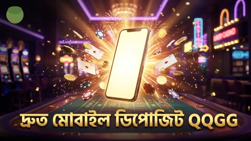 QQGG ডিপোজিটের জন্য দ্রুত মোবাইল পেমেন্ট গেটওয়ে কার্যকর।